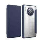 For Huawei Mate 30 Magnetic Flip Leather Phone Case(Blue) - 1
