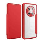 For Huawei Mate 40 Pro Magnetic Flip Leather Phone Case(Red) - 1