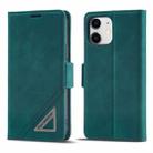 For iPhone 12 mini Forwenw Dual-side Buckle Leather Phone Case (Dark Cyan) - 1