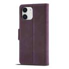 For iPhone 12 mini Forwenw Dual-side Buckle Leather Phone Case (Wine Red) - 3