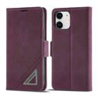 For iPhone 11 Forwenw Dual-side Buckle Leather Phone Case (Wine Red) - 1