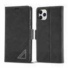 For iPhone 11 Pro Forwenw Dual-side Buckle Leather Phone Case (Black) - 1