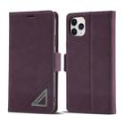 For iPhone 11 Pro Max Forwenw Dual-side Buckle Leather Phone Case (Wine Red) - 1