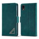 For iPhone XR Forwenw Dual-side Buckle Leather Phone Case(Dark Cyan) - 1