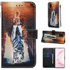 For Galaxy A81 Colored Drawing Pattern Plain Weave Horizontal Flip Leather Case with Holder & Card Slot & Wallet&Lanyard(Cat and tiger) - 1