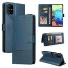 For Samsung Galaxy A71 4G GQUTROBE Skin Feel Magnetic Leather Phone Case(Blue) - 1