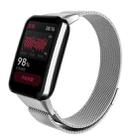 For Xiaomi Mi Band 7 Pro Milan Magnetic Metal Watch Band(Silver) - 1