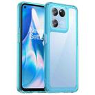 For OnePlus Ace Racing Colorful Series Acrylic + TPU Phone Case(Transparent Blue) - 1