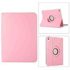 For iPad 10th Gen 10.9 2022 360 Degree Rotation Litchi Texture Flip Leather Tablet Case with Holder (Pink) - 1