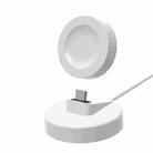 2 in 1 Wireless Smart Watch Charger Dock Station Holder for Huawei Watch3 Pro(White) - 1