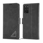 For Samsung Galaxy S20 Forwenw Dual-side Buckle Leather Phone Case(Black) - 1