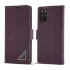 For Samsung Galaxy S20 Forwenw Dual-side Buckle Leather Phone Case(Wine Red) - 1