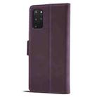 For Samsung Galaxy S20 FE Forwenw Dual-side Buckle Leather Phone Case(Wine Red) - 3