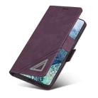 For Samsung Galaxy S20 FE Forwenw Dual-side Buckle Leather Phone Case(Wine Red) - 6