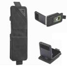 For Samsung Galaxy Z Flip3 5G Forwenw Dual-side Buckle Leather Phone Case(Black) - 1