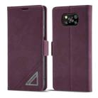 For Xiaomi Poco X3 Pro / X3 / X3 NFC Forwenw Dual-side Buckle Leather Phone Case(Wine Red) - 1