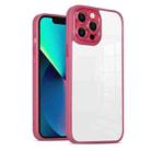 For iPhone 11 Pro Max Cat-eye Electroplating TPU + Acrylic Phone Case (Red) - 1