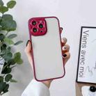 For iPhone 13 Pro Max Cat-eye Electroplating TPU + Acrylic Phone Case (Red) - 2