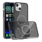 For iPhone 14 Plus MagSafe Magnetic Phone Case (Transparent Black) - 1