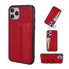 For iPhone 11 PU Leather Card Slot Phone Case (Red) - 1