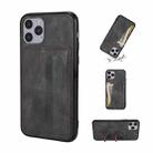 For iPhone 11 PU Leather Card Slot Phone Case (Grey) - 1