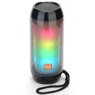 T&G TG643 Portable LED Light Waterproof Subwoofer Wireless Bluetooth Speaker(Black) - 1