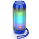 T&G TG643 Portable LED Light Waterproof Subwoofer Wireless Bluetooth Speaker(Blue) - 1