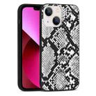 For iPhone 14 TPU Leather Phone Case (Snake Texture) - 1