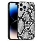 For iPhone 14 Pro TPU Leather Phone Case(Snake Texture) - 1