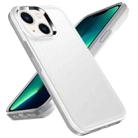 For iPhone 14 Double Solid Color Armor Phone Case (White) - 1