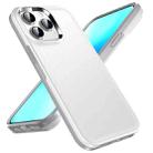 For iPhone 12 Pro Double Solid Color Armor Phone Case(White) - 1