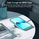 For iPhone 12 Pro Double Solid Color Armor Phone Case(Lake Blue) - 4