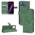 For T-Mobile Revvl 6 5G Skin Feel Magnetic Flip Leather Phone Case(Green) - 1