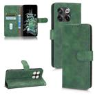 For OnePlus 10T 5G Skin Feel Magnetic Flip Leather Phone Case(Green) - 1