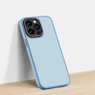 For iPhone 13 Lycra Series Skin Frosted Phone Case(Sierra Blue) - 1
