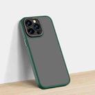 For iPhone 13 Pro Max Lycra Series Skin Frosted Phone Case (Green) - 1