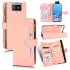 For ASUS Zenfone 7 Pro ZS671KS Litchi Texture Zipper Leather Phone Case(Pink) - 1