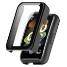 For Huawei Watch Fit Mini PC + Tempered Film Integrated Protective Watch Case(Black) - 1