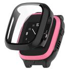 For Xplora X5 Play Children Watch PC + Tempered Glass Integrated Protective Watch Case(Black) - 1