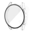 For Samsung Galaxy Watch5 40mm PC + Tempered Glass Integrated Protective Watch Case(Transparent) - 1
