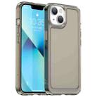 For iPhone 13 Candy Series TPU Phone Case(Transparent Grey) - 1