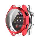 For Huawei Watch3 Pro New Full Coverage TPU Electroplating Protective Watch Case(Red) - 1