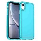 For iPhone XR Candy Series TPU Phone Case (Transparent Blue) - 1