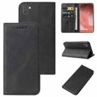 For Sharp Aquos R2 Magnetic Closure Leather Phone Case(Black) - 1