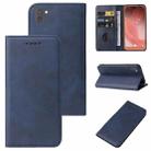 For Sharp Aquos R2 Magnetic Closure Leather Phone Case(Blue) - 1