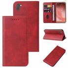 For Sharp Aquos R2 Magnetic Closure Leather Phone Case(Red) - 1