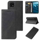 For Sharp Aquos Sense 6 SHG05 / SH-54B / Sense 6S / SHG07 Magnetic Closure Leather Phone Case(Black) - 1