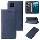 For Sharp Aquos Sense 6 SHG05 / SH-54B / Sense 6S / SHG07 Magnetic Closure Leather Phone Case(Blue) - 1