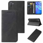 For Sharp Aquos R3 / SHV44 / SH-04L Magnetic Closure Leather Phone Case(Black) - 1