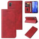 For Sharp Aquos R3 / SHV44 / SH-04L Magnetic Closure Leather Phone Case(Red) - 1